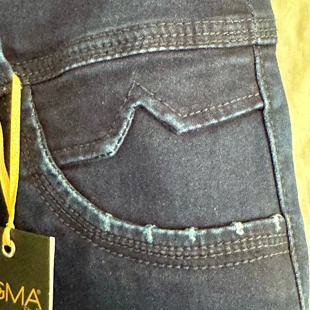 Jeans Colombianos Xigma Booty Curve Gold Decorated High Waisted.  Size  12 NWT - Picture 7 of 12